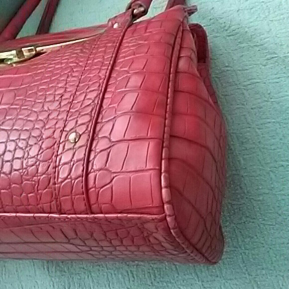 Lulu Guinness Red Bag - Picture 3 of 8